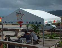 Tent awning